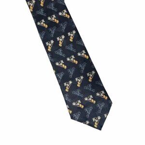 Mickey Mouse Graphic Navy Tie